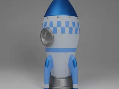 Astronaut cartoon character Free 3D model