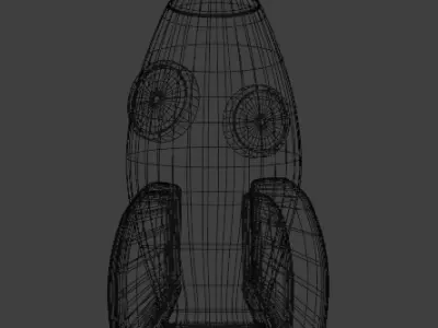 Cohete espacial Free 3D model
