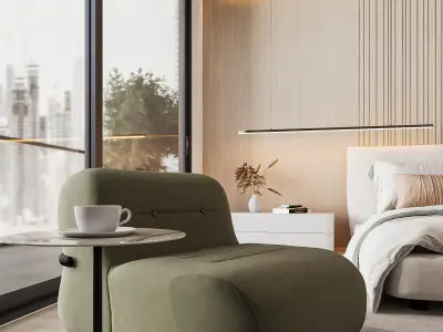 Modern Bedroom  3D model