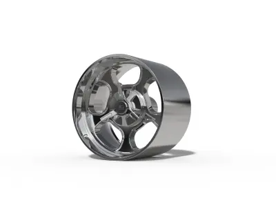 BILLET SPECIALATIES DRAGSTER WHEEL  3D print model