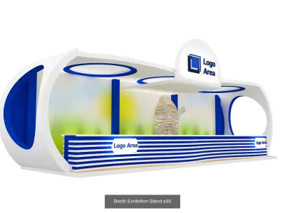 Booth Exhibition Stand G14 3D Model Collection