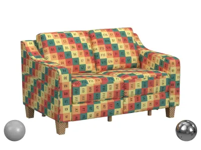 Sigmund Power Inclining Loveseat 3D model