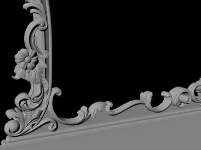 cabinet with mirror 3D model