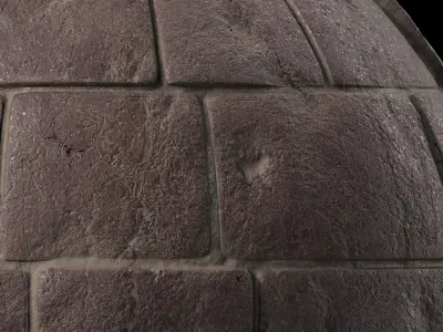 Stone Wall Materials 69- Decorative Stone Sbsar Pbr 4k Seamless Texture