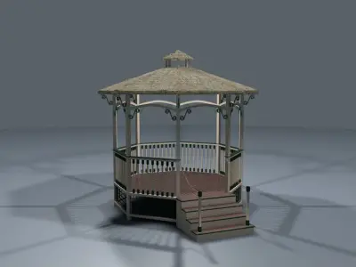 Garden Kiosk Free 3D model