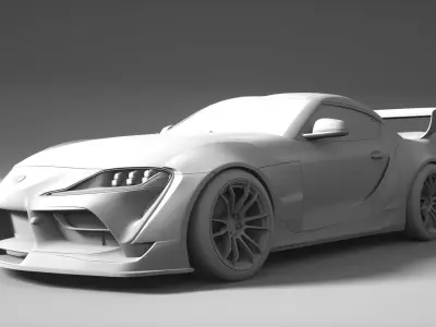 TOYOTA SUPRA A90 3D model