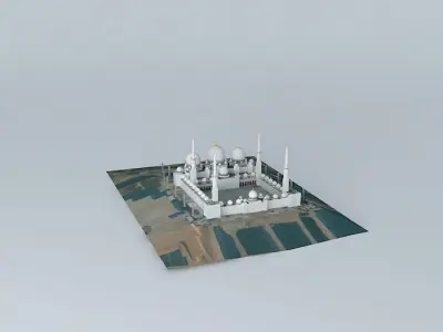 Sheikh Zayed Mosque Free 3D model