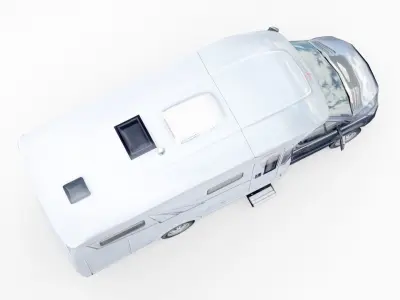 camper Frankia T7 Neo GDK Mercedes Sprinter Low-poly 3D model