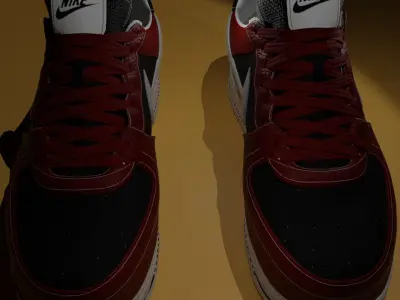 Nike Air Force 1 3D Model 3D model