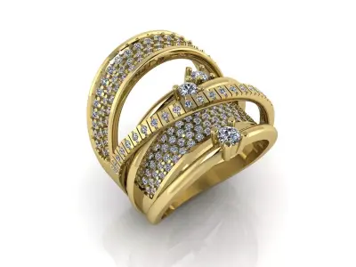 Ring Gold 3D print model order