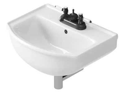 Wall Mounted Bathroom Sink 3D model