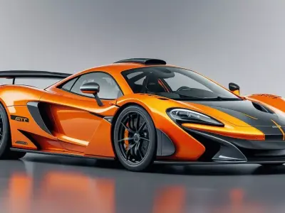 McLaren P1 GTR 3D Model Low-poly 3D model