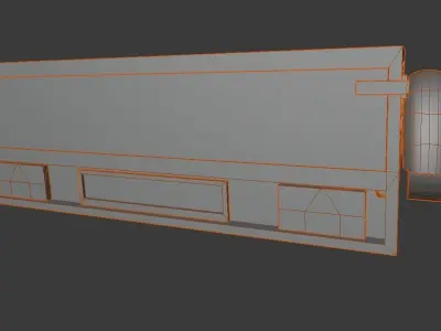 Car Utility trailer Free low-poly 3D model