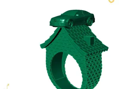 ring car 3D print model