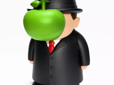 The Son of Man ReneMagritte 3D print model