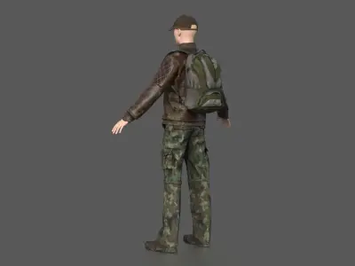 CASUAL CLOTHING PACK 2  Low-poly 3D model