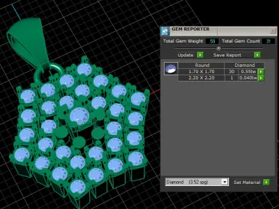 HIP HOP STYLISH DIAMOND PENDANT 3D PRINTABLE MODEL 3D print model