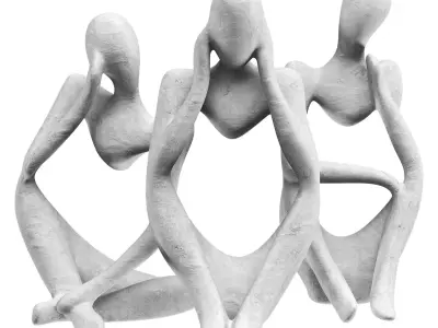 Sculpture Low-poly 3D model