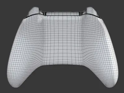 Xbox One S Controller Low-poly 3D model