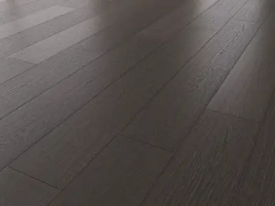 Wood Floor Oak Black Firestop 3D model