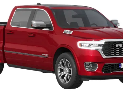 RAM 1500 Tungsten 2025 3D model