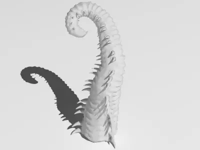 Worm tentacle 3D model