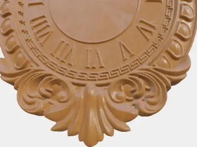 Wooden Clock Decor 3D print model purchase