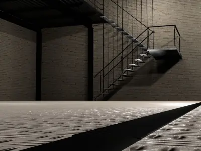 3D Warehouse car studio interior 3d 3D model