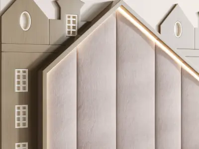 Kids Wall Panel 5 3D model
