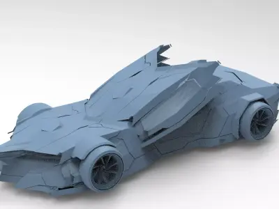 Hammerstone sci fi car 2 3D model