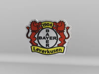 Bayer 04 Leverkusen Team Logo 3D model