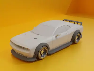 DODGE CHALLENGER BODY KIT - 09SEPT-01 3D print model