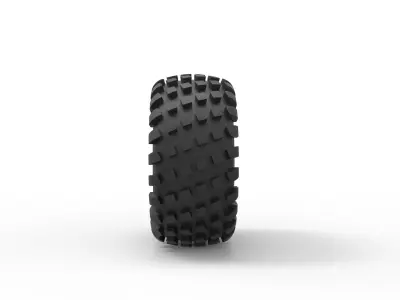 Offroad wheel 22 3D print model