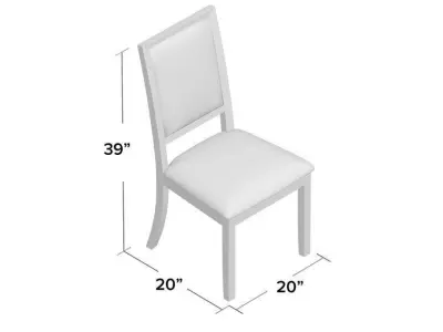 Rymer Tufted Side Chair in Black 3D model