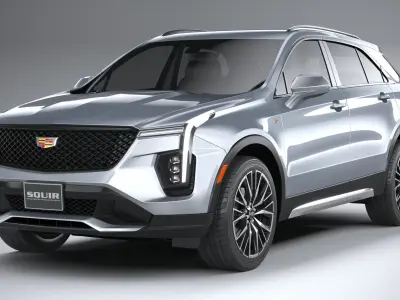 Cadillac XT4 CG 2024 3D model