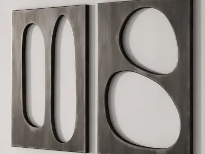 177 other decoration 01 decorative wall art 01 3D model