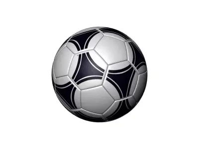 Soccer ball 3D model 9
