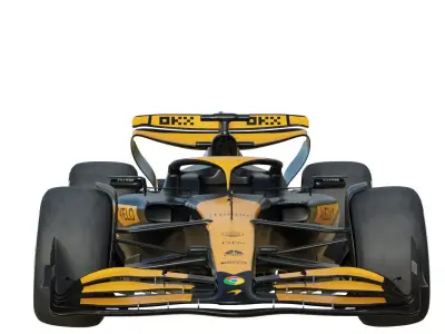 F1 McLaren MCL38 2024 3D model