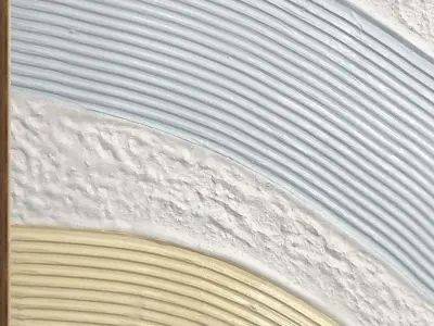 Plaster Two Photo Frame 450 Low-poly 3D model