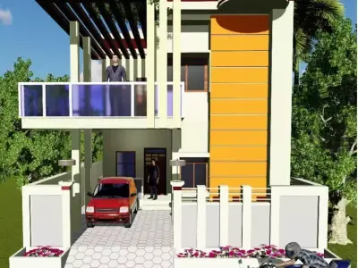 Residence Elevation 3D model