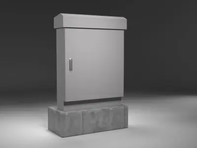 Electric Panel board 3D model