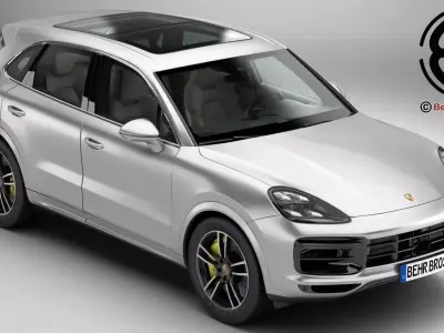 Porsche Cayenne Turbo 2018 3D model