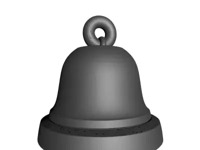 Christmas Bell 3D Printable Model 3D print model get