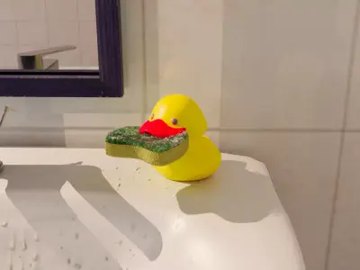 Rubber duckie Free low-poly 3D model