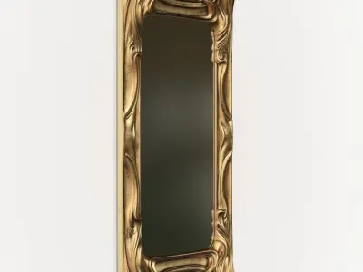 Art Nouveau Mirror 3D 3D model