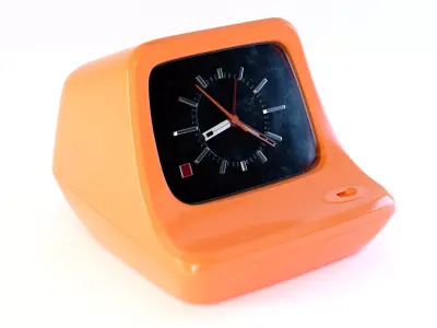 National TE-54 Alarm Clock 3D model