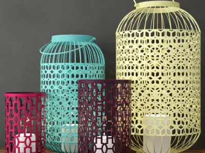 Lattice Lanterns 3D model