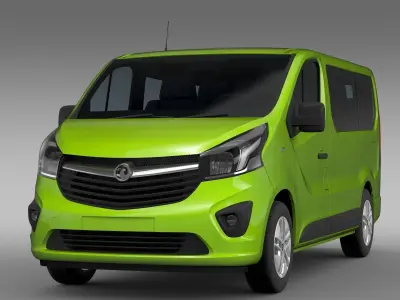 Vauxhall Vivaro EcoFlex 2017 3D model