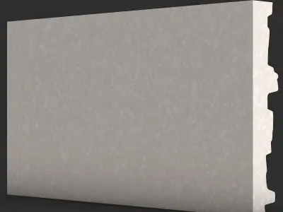 Crude Stone Barrier Low Poly 3D print model