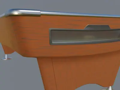 pool table Low-poly 3D model